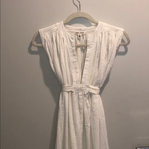 Billabong Ivory & Silver Flirty Dress